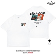 Everester เสื้อยืดผู้ชาย t shirt for men เสื้อคอฟิต Oversize Cotton เสื้อผู้ชายฮิต รุ่น Family EXP