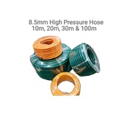 8.5mm High Pressure Hose 10m, 20m, 30m & 100m