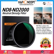 K&F Nano A Series ND8-ND2000 Filter Variable Waterproof ND Filter Neutral Density Filter ND8-2000