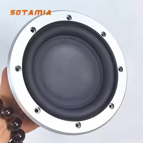 SOTAMIA 1PCS 6.8 Inch Subwoofer Speaker 6Ohm 100W Multimedia Hifi Music Sub Woofer Cast Aluminum Fra