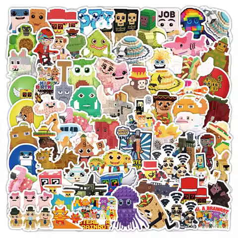 70PCS New Popular Games Steal a Brainrot Sticker Decoration DIY Phone Laptop Luggage Skateboard Graf