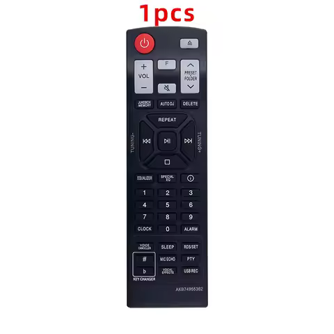 new remote control AKB74955362 compatible with LG DVD CK56 CKS57F CK99 CKS99F CL65 OK45 OL100 OL45 C