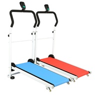 Mechanical treadmill household mini weight loss fitness equipment Foldable Mute multifunctional exte