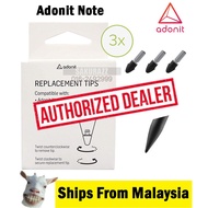 Adonit Replacement Tip for Adonit Note (3 Pieces) Sensitive Nibs Extra Stylus Pen Tips