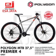 Polygon MTB Premier 4 Sepeda Gunung 275 2x8sp Shimano Alloy Frame - S