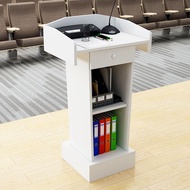 Speaker Podium丨Rostrum 丨Stage Stand Reception Lecture Hall Table丨Host Speech Talk Emcee Desk Meja 演讲