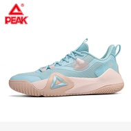 รองเท้าบาสเก็ตบอลชาย Peak ระบายอากาศได้ดี พื้นรองเท้าหนังสังเคราะห์ ด้านล่างเป็นยาง รองเท้าสำหรับเล่