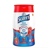 scotts DHA gummies 60's strawberries