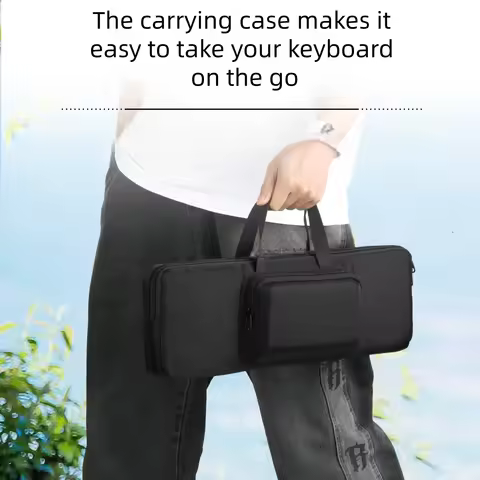 Portable Storage Bag for Logitech MX Keys S/MX Keys Series Keyboard Case 87-Key Keyboard Carry Case 