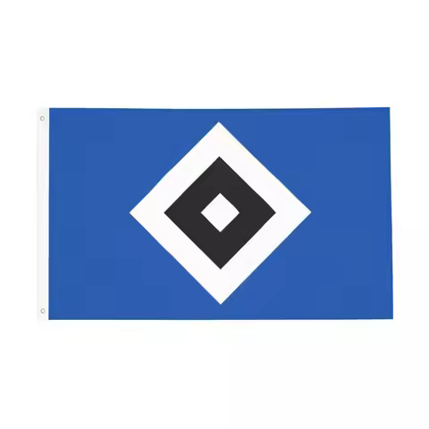 HSV Hamburger Sportverein Flags Double Sided Outdoor Banner German Soccer Club Hamburgers SV Bundesl
