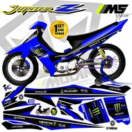 Decal Sticker Striping Variasi Jupiter Z Burhan 2004-2009 PETRONAS & Jupiter Lama 2001-2004 | Decal