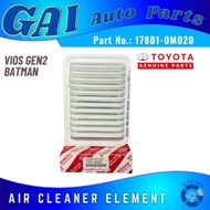 TOYOTA Air Filter for Vios Gen 2 Batman (17801-0M020) Parts