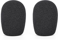 Musiin Microphones Foam Windscreen for 1.6 Diameter Mic, Antipop Foam Cover, Mic Wind Cover, Sponge 