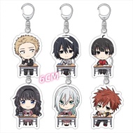 Anime Keychain Fragrance of Flowers Bloom with Character Kaoru Hana wa Rin to Saku Transparent Mica 