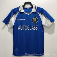 【Retro SSS+】97-99 Chelsea Home Retro High-Quality Short-Sleeve Football Jersey