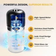 Electric Butter Blender 34oz (about 963.9g) Glass Jar Butter Maker, with High-Speed Motor Press to S