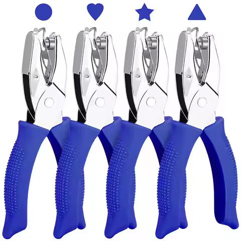 Single Hole Puncher Scrapbooking Paper Clothes Punches Star Heart Circle Hole Punch DIY Craft Shape 