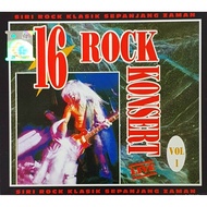 CD Lagu - 16 Rock Live Konsert Vol.1  (Audio CD)