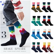 REFINEMENT Men's Socks Matching Funny Fashion Argyle Filled Optic