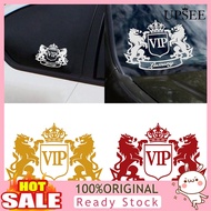 [Ups]  Double Lion Crown VIP Letter Motorcycle Car Reflective Decal Sticker