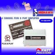 MOHAWK 4 Channel Plug &amp; Play Power Amplifier For Car Android Player - M1-50.4PP