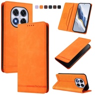 Luxury Casing For Xiaomi Poco F7 5G Poco M7 4G Matte Book Wallet Leather Card Flip Skin Stand Cover 