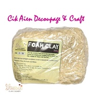 Air Drying Foam Clay 250 gram from Yenji Clay Craf - air dry clay, no baking required. For figurine 