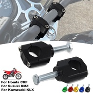 CNC Handle Bar Mount Motorcycles Accessories Fat Bar Clamp 28MM For CRF250X CRF450X KX125 KX250 KX25