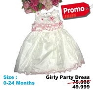 Girly Party Dress Baju Party Untuk Bayi dan Anak Baju Pesta Bayi dan Anak Baju Terusan Bayi dan Anak