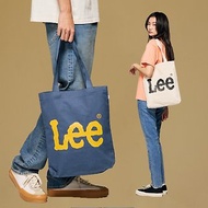 Lee 經典大Logo印花帆布袋