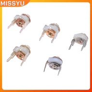 MISSYU 5PCS 5MM Ceramic Trimmer Capacit Adjustable Capacitor Trimmer Variable Ceramic Capacitor 3PF 