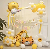 Trụ cổng vuông trang trí sinh nhật phong cách hàn quốc party Fubao Store