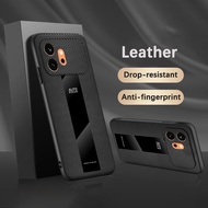 Casing for Huawei Honor 600 5G Global Honor600 Phone Case Leather Acrylic Carbon Fiber Soft Silicone