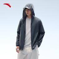 ANTA Men A-UV PROTECT Woven Sunscreen Jacket 9525B7607-7 -Dark Gray (Jaket UV Lelaki)