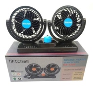 Mildcell car fan 12-24v double fan fan