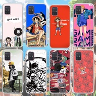 【Ready Stock】☃Samsung Galaxy A12 A50 A50S A51 A70 A71 A80 One Piece Anime Casing Phone Case TPU Prot