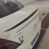 For Peugeot 308 Spoiler 2012 2013 2014 Auto ABS Plastic Unpainted Color Rear Trunk Boot Wing Spoiler