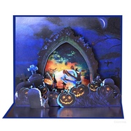 Crazy Halloween for Pop Up Card 3D Halloween Greeting Cards Spook- House Halloween Night Card Haunte