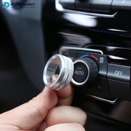 DIGIFOUNDER 3Pcs Audio Volume Air Condition Knob Control Button Circle Decoration Trim Ring Covers F