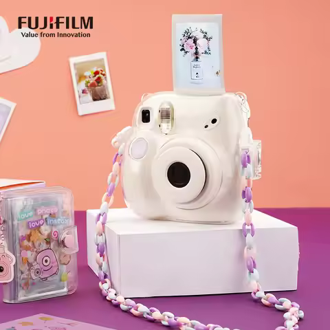 Original Fujifilm Instax Mini7+ SE Camera Fuji Instant Camera Film Camera Film Wrist Strap Birthday 