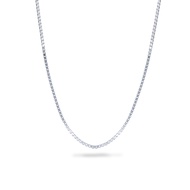 SK Jewellery 10K White Gold Box Chain (40cm/45cm)