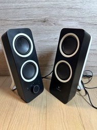 二手 Logitech 羅技 Z200多媒體揚聲器 2件式喇叭 多媒體音箱 （黑色）二手電腦喇叭 手機喇叭 二手喇叭