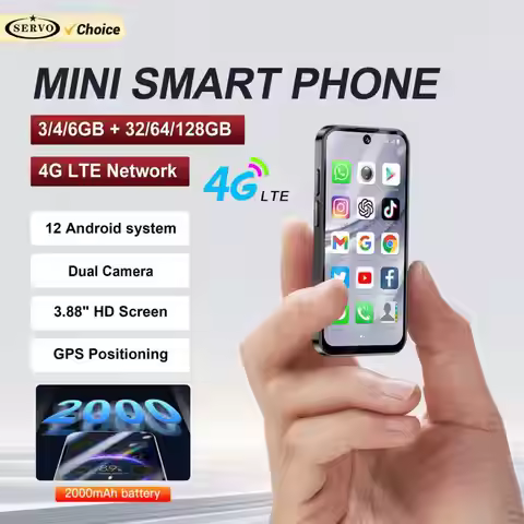 SERVO 19PRO Android Mini Smartphone 4G LTE Dual SIM Standby 6GB RAM 128GB ROM Play Store WiFi OTG 3.