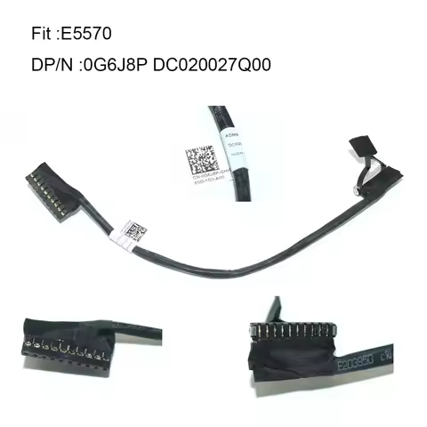 New Battery Cable Wire Line For Latitude E5570 Precision 3510 0G6J8P G6J8P DC020027Q00