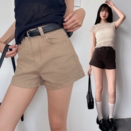 Ninenine/Girl Group Style Elastic Twill Shorts S-XL4 Colors [N460042]