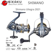 🇯🇵【Direct from Japan】Shimano spinning reel 21 Ultegra Right Hand / Left Hand  Flexible use Saltwater Baitcasting Reel