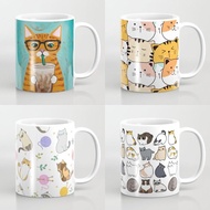 Cute CAT CAT Motif Mug
