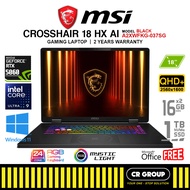 MSI Crosshair 18 HX AI A2XWFKG-037SG - Intel Core Ultra 9-275HX -GeForce RTX 5060 - 32GB RAM -1TB SS