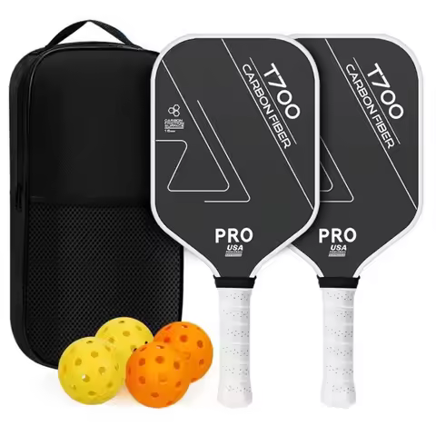 Fashion T700 Pickleball Paddle Carbon Fiber 16MM Pickle Ball Paddle Frosted Surface Lightweight Pick