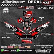 STRIPING DECAL RBT SUPRA FIT OLD NEWEST MOTIF ALREADY CUT HIGH QUALITY (GX 07)